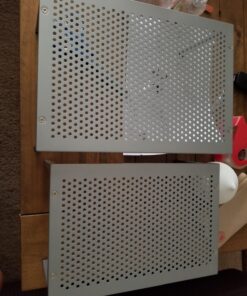 SimpleHouseware Expandable Stackable Kitchen Cabinet and Counter Shelf Organizer, Silver Metal Top 36 71lYPs8wXL