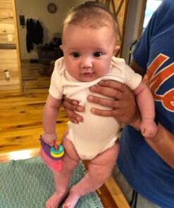 Bright Starts Carry & Teethe Purse Chillable Teether Toy, Ages 3 months +, Pretty in Pink 39 71lYa3vrfL