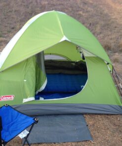 Coleman Sundome Camping Tent, 2/3/4/6 Person Dome Tent with Snag-Free Poles for Easy Setup in Under 10 Mins, Included Rainfly Blocks Wind & Rain, Tent for Camping, Festivals, Backyard, Sleepovers Palm Green 3 Person 40 71lZ3SFzjPL