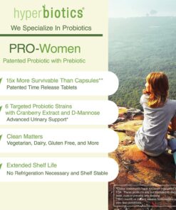 Alternative view of Hyperbiotics Pro Probiotics for Women | Time Release Tablets | Premium Nutritional Supplement | Vegan, Dairy & Gluten Free | Healthy Digestion & Immune System Support | 60 Count