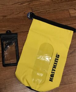 KastKing Dry Bags,100% Waterproof Storage Bags,Military Grade Construction for Swimming,Kayaking,Boating,Hiking,Camping,Fishing, Biking,Skiing A:clear Window Dry Bag-yellow-10l 32 71lccyHqktL