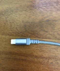 Amazon Basics Nylon Braided Lightning to USB A Cable, MFi Certified Apple iPhone Charger, Dark Gray, 3-Foot 3 Feet 1 44 71ld6gnUjYL