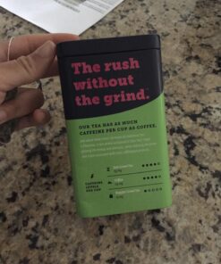 Zest 150mg High Caffeine Energy Leaf Blend - Blue Lady Black Tea - 20 Pack Bag - Hot or Iced - All Natural Strong Flavored Healthy Coffee Alternative Highly Caffeinated Substitute - Perfect for Keto 20 Count (Pack of 1) 36 71ldxOou5L