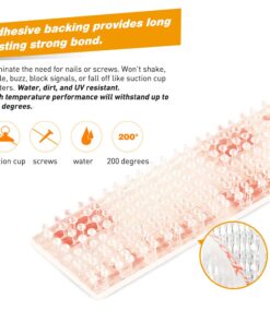GOOACC EZ Pass Mounting Kit - 2 Sets of Peel-and-Stick Strips-EZ Pass/I-Pass/SunPass Adhesive Strips with Alcohol Prep Pad 19 71leET5gszL