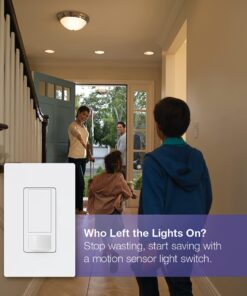 Lutron Maestro Motion Sensor Switch | 2 Amp, Single Pole | MS-OPS2H-2-WH | White (2-Pack) 2 Pack 29 71leO6 Y2SL