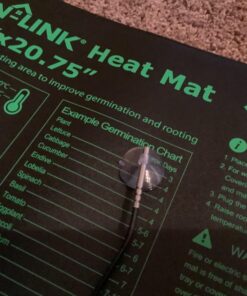 BN-LINK Durable Seedling Heat Mat Heating Pad 10" x 20.75" with Digital Thermostat Controller Combo Set Waterproof for Indoor Seed Starting and Plant Germination 10" x 20.75" & Thermostat 42 71leUVCc9ZL 1