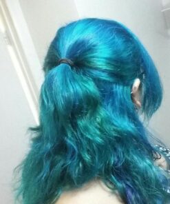 MANIC PANIC Atomic Turquoise Hair Dye - Classic High Voltage - Semi Permanent Bright Neon Aqua Blue Hair Color With Green Undertones - Vegan, PPD & Ammonia Free (4oz) 43 71lgzrOPCDL