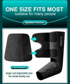 AICUTTI Foot and Leg Massager, Gifts for Women, Men, Mom, Dad, Christmas, Fathers Mothers Day, Air Compression Massager with Heat for Thighs, Calves, Knee, Feet, Edema, Swelling and Varicose Veins 33 71lh1IlF9qL