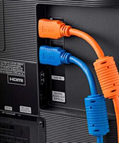 Monoprice HDMI High Speed Cable - 4K@60Hz, HDR, 18Gbps, YUV 4:4:4, 28AWG, With Ferrite Cores, 6 Feet, Black - Select Series 10 71lhoVLXzYL