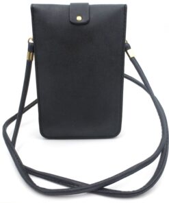 Small Crossbody Phone Purse Luxury Leather Travel Shoulder Pouch Wallet Case Bag Black 8 71liJNkdQdL