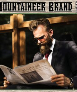 Mountaineer Brand Beard Grooming Care Kit Gifts for Men | Beard Oil (2oz), Conditioning Balm (2oz), Wash (4oz), Brush | Mustache Growth Kit, Essential Beard Kit for Men | WV Citrus & Spice Scented WV Citrus & Spice (4 Pack) 17 71liT5SDeoL