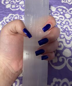 Selenite Stick 6 to 8.5 Inches long, 1 to 2 inches wide, white healing stone, strong protection powers 44 71libniHO9L