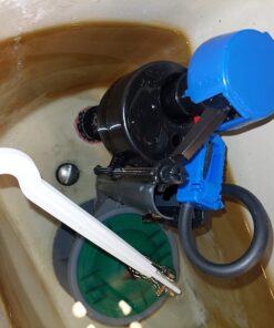 American Standard 3280.040-0070A 4-Inch Flush Valve Assembly for Champion One Piece Toilets, Black 14 71ljDEmKnJL