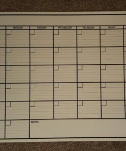 Large Dry Erase Calendar for Wall | Large Wall Calendar Dry Erase Monthly | 1M 17x26, 24x36, 36x48, & 3M 40x17 | Dry Erase Calendar Board for Wall | Whiteboard Calendar | Calendar Whiteboard | White Large (36" * 48") 30 71ljEo3bb5L