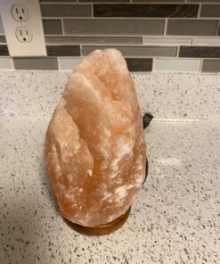 CRYSTAL DECOR 2 Natural Himalayan Pink Salt Lamp w/Bulb & Cord ~7 in 37 71lk4g2AY3L