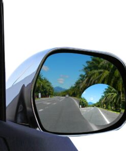 Alternative view of Lebogner 2 Pack Blind Spot Mirrors Car Accessories, 2" Round HD Glass Slim Frameless Convex Rear View Mirror, Wide Angle 360°Rotate 30°Sway Adjustable Stick On Mirror For All Cars, SUV, And Trucks