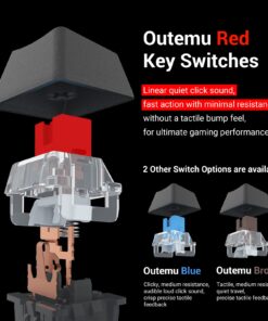 Redragon K552 Mechanical Gaming Keyboard 87 Key Rainbow LED Backlit Wired with Anti-Dust Proof Switches for Windows PC (Black Keyboard, Red Switches) 87 Key Red Switch Black 30 71lkgs4yzZL