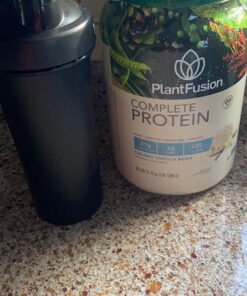 PlantFusion Complete Vegan Protein Powder - Plant Based Protein Powder With BCAAs, Digestive Enzymes and Pea Protein - Keto, Gluten Free, Soy Free, Non-Dairy, No Sugar, Non-GMO - Vanilla Bean 2 lb 30 Servings (Pack of 1) 33 71lkyTbC78L