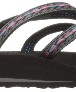 Teva Women's Olowahu Flip-Flop 7 Felicitas Black 16 71ll1C4EkaL