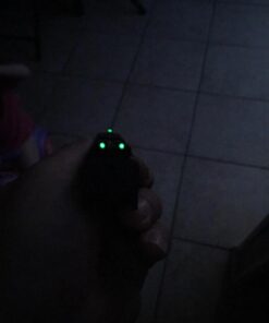 Truglo TFO Tritium & Fiber-Optic Handgun Sight Snag-Resistant Glowing Front & Rear Night Sights, Compatible with Springfield Armory XD Series Yellow Rear Sight 40 71llFj6Pt9L