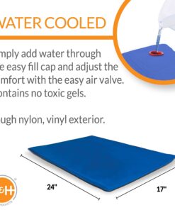 Alternative view of K&H Pet Products Cool Bed III Dog Cooling Mat, Cooling Dog Beds for Small Dogs, Dog Cooling Mat for Dog Carrier, Outdoor Dog Bed Cooling Pad for Dog, Pet Cooling Mat - Blue Small 17 X 24 Inches 24.0"L x 17.0"W x 2.0"Th