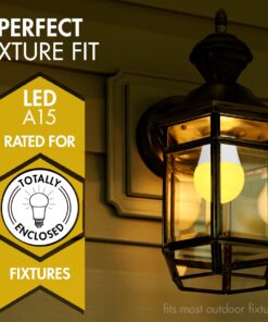 TCP 5W Equivalent LED Yellow Bug Light Bulbs, Non-Dimmable 1 Count (Pack of 1) 20 71lo7SyzSsL