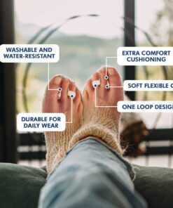 Dr. Frederick's Original Hammer Toe Gels - 4pcs - Support Crest for Women & Men - Joint Realign - Cushion, Support & Temporary Splint - Crooked, Claw, Diabetic Brace - One Loop Design 1 Loop 16 71loC6uYX L