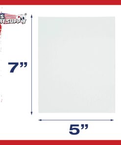 US Art Supply 5 X 7 inch Professional Artist Quality Acid Free Canvas Panels 12-Pack (1 Full Case of 12 Single Canvas Panels) 5" x 7" 22 71loUGA5qnL