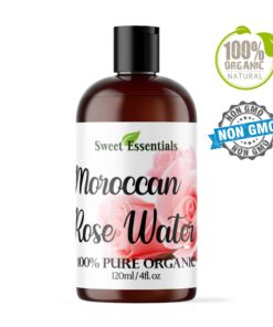 Premium Organic Moroccan Rose Water - 4oz - Imported from Morocco - 100% Pure (Food Grade) No Oils or Alcohol - Rich in Vitamin A & C. Perfect for Reviving, Hydrating & Rejuvenating Your Face & Neck 4 Fl Oz (Pack of 1) 19 71loclqDxWL 1