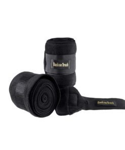 Alternative view of Back on Track Wrap's Therapeutic Fleece Horse Polo Black 9