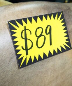 Retail Genius Price Burst 60 Sign Pack. Boost Sales with Bright Display Tags. Durable, Easy to Write On Star Cards Are Great for Yard, Estate & Garage Sale, Fundraiser, Store, Business & Flea Market. 14 71lpiOwvlL