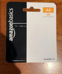 Amazon Basics 8-Pack AA Alkaline High-Performance Batteries, 1.5 Volt, 10-Year Shelf Life 8 Count (Pack of 1) 26 71lqhR71FPL