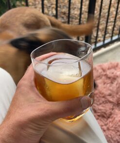 Luigi Bormioli On The Rocks 13.5 oz DOF Double Old Fashioned Glasses (Set of 4), 4 Count (Pack of 1), Clear 27 71lqvHMAQpL