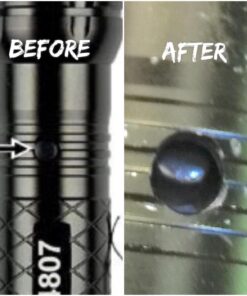 SABRE 2-in-1 Stun Gun with Flashlight and Belt Holster, Emits 1.60 Powerful Pain Inducing Microcoulombs (µC) Charge, 120 Lumen LED Flashlight, Rubberized Grip, Compact Design, Rechargeable 18 71lrXcgMymL