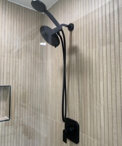 AquaDance 7" Premium High Pressure 3-Way Rainfall Combo for The Best of Both Worlds - Enjoy Luxurious Rain Showerhead and 6-Setting Hand Held Shower Separately or Together - Chrome Finish - 3328 2.5 Gallons Per Minute 25 71lru1ZoVaL