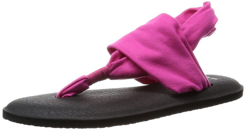 Sanuk Women's Yoga Sling 2 Solid Vintage Sandal 7 Magenta