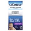 Clearblue Advanced Digital Ovulation Test, Predictor Kit, featuring Advanced Ovulation Tests with digital results, 20 ovulation tests ADOT 20 28 71ltHTC JL