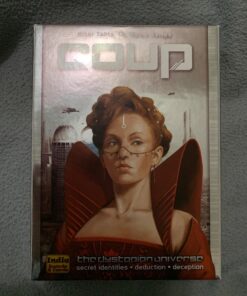 Coup Card Game - Strategy, Bluffing, & Fast Fun for Family Game Night – Easy to Learn 15-Minute Rounds – Popular Games for 2-6 Players Ages 10+, Teens, and Adults – By Indie Boards and Cards 66 71ltLFtDWrL