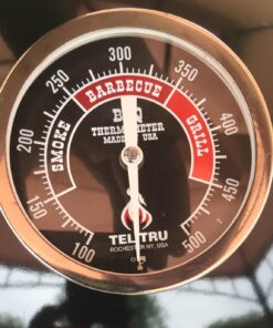 Tel-Tru BQ300 Barbecue Thermometer, 3 inch Black dial with Zones, 4 inch stem, 100/500 Degrees F 73 71ltNB9iL