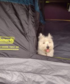 Coleman Carlsbad Dark Room Camping Tent with Screened Porch, 4/6 Person Tent Blocks 90% of Sunlight and Keeps Inside Cool, Weatherproof Tent with Easy Setup and Screened-In Porch 6-person 45 71luedrOfL