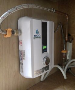 EcoSmart ECO 8 Tankless Water Heater, Electric, 8-kW - Quantity 1, 12 x 8 x 4 37 71lvm2BfaJL