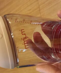 mimijumi Baby Bottle (2 pcs.) Very Hungry 8 oz Bottle with Slow Flow, Lighter Nipple - Medical Grade Silicone Anti-Colic Baby Bottles for Breastfed Babies - Newborns 0-6 Months 8oz (Slow Flow) 65 71lvv4W5T4L