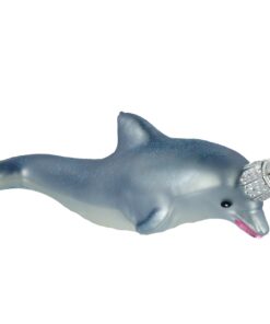 Old World Christmas Ornaments: Sea and Water Animals Glass Blown Ornaments for Christmas Tree, Playful Dolphin 13 71lwFytMBBL
