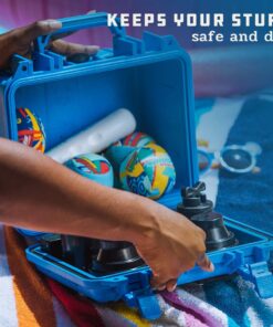 DemerBox DB2: Waterproof, Portable, and Rugged Outdoor Bluetooth Speakers. Loud Sound, 40+ hr Battery Life, Dry Box + USB Charging (Pesaro Green) Pesaro Green 21 71lyHEEP8jL