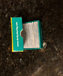 Equinox Professional Straight Edge Razor with 100 Single Derby Blades 100% Stainless Steel Razor and Blades - Close Shaving Men's Manual Shaver - Disposable Blades -Barber Straight Razor Kit - Silver Steel Razor W/ 100 Derby Blades 50 71lyv5GIR3L