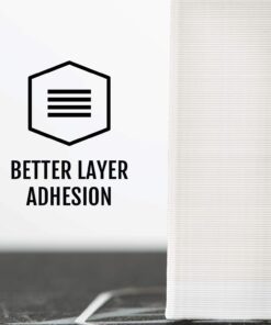 HATCHBOX 1.75mm White PLA 3D Printer Filament, 1 KG Spool, Dimensional Accuracy +/- 0.03 mm, 3D Printing Filament 29 71lz7H53M4L