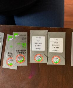 50 Pieces HOME SEWING MACHINE NEEDLES ASSORTMENT (ORGAN 15X1 SIZE#9,11,14, 16, 18) 10pcs per size Regular 30 71lzOQdi6L