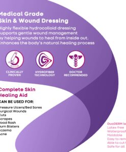 Alternative view of Convatec Duoderm CGF Wound Dressing, 5 Count 4x4 10cm x 10cm Natural 4"x4", 5ct Box (Pack of 1)