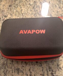 AVAPOW Car Jump Starter, 4000A Peak Battery (for All Gas or Up to 10L Diesel), Portable Booster Power Pack, 12V Auto Jump Box with LED Light, USB Quick Charge 3.0 75 71m PaAXYyL