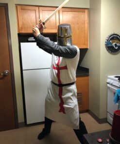 Fun World Costumes Templar Knight One Size White 5 71m R4LrnkL